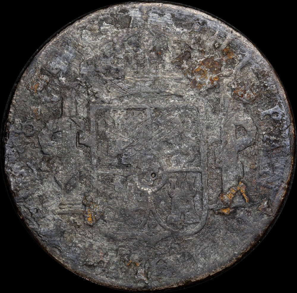 Mexico 1802 Silver 8 Reales KM# 109 Poor with Chopmarks