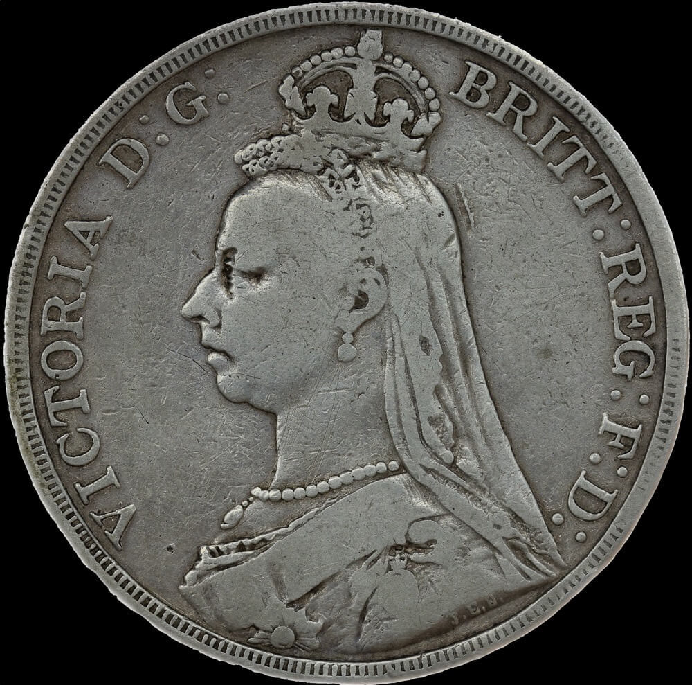 1888 Silver Crown Victoria S#3921 good Fine product image