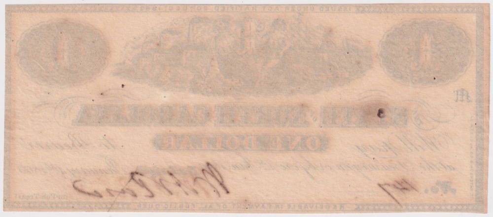 North Carolina 1863 1 Dollar P# S2365 About Unc product image