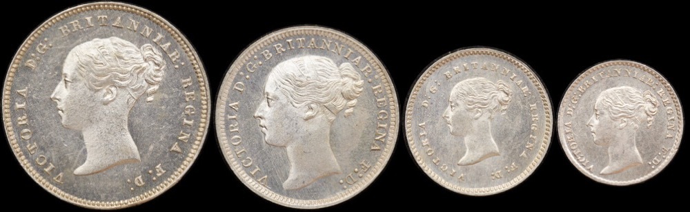1879 Silver Maundy Coin Set Victoria S#3916  product image