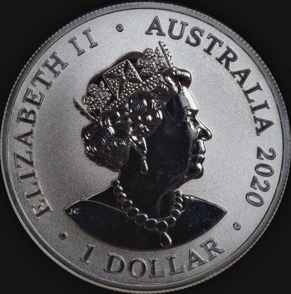 2020 Silver 1 Dollar Coin Australia Zoo - Sumatran Tiger product image