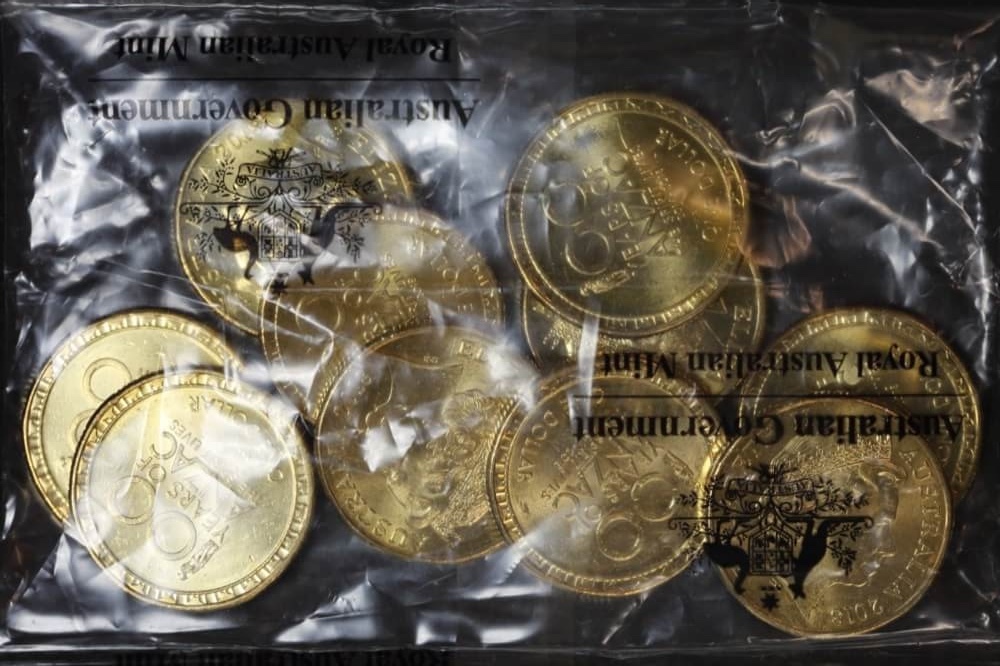2018 Mint Bag of 10 1 Dollar Coins 100 Years of ANZAC product image