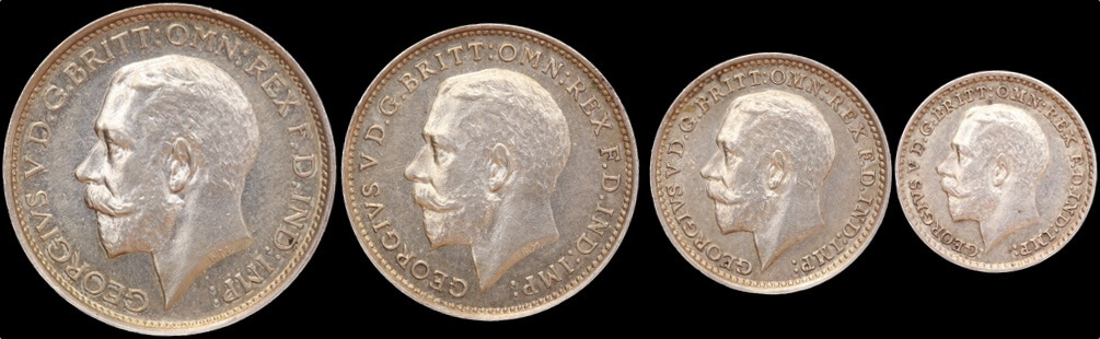 1920 Silver Maundy Coin Set George V S#4016  product image
