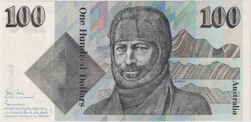 1984 $100 Note ZAA 1st Prefix Johnston/Stone R608F Uncirculated product image