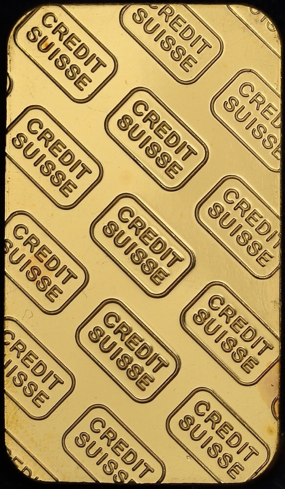 Credit Suisse Fine Gold 20 gram Minted Ingot product image