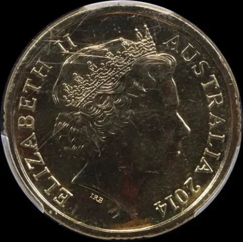 2014 2 Dollar Coin Mintmark Remembrance Day - Green Dove PCGS MS69