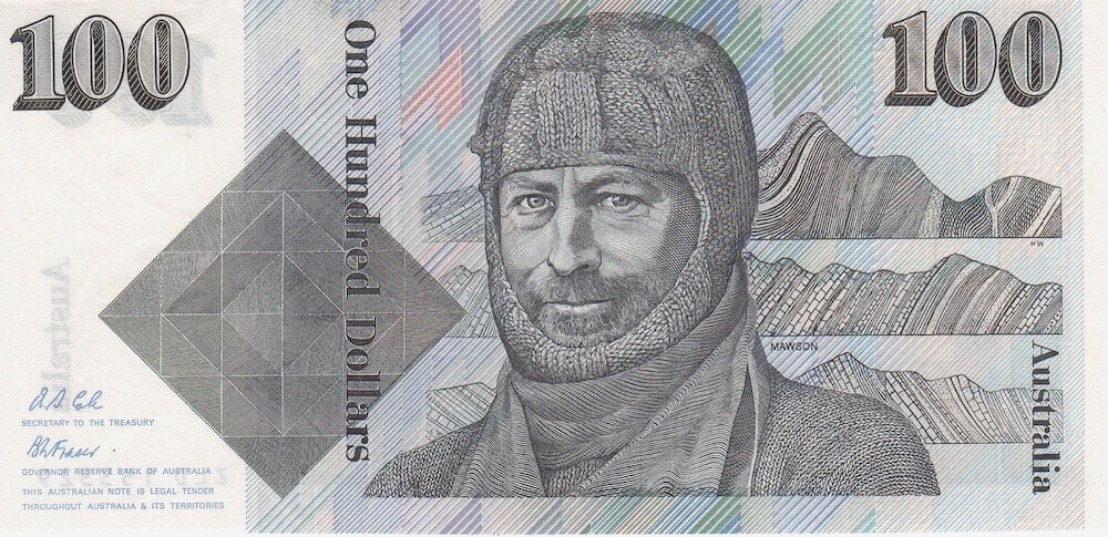 1992 $100 Note ZLD Last Prefix Fraser/Cole R613L Uncirculated