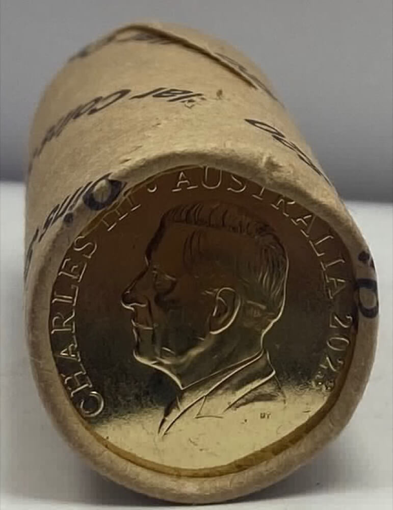 2023 One Dollar Coin Security Roll King Charles III Heads/Heads product image