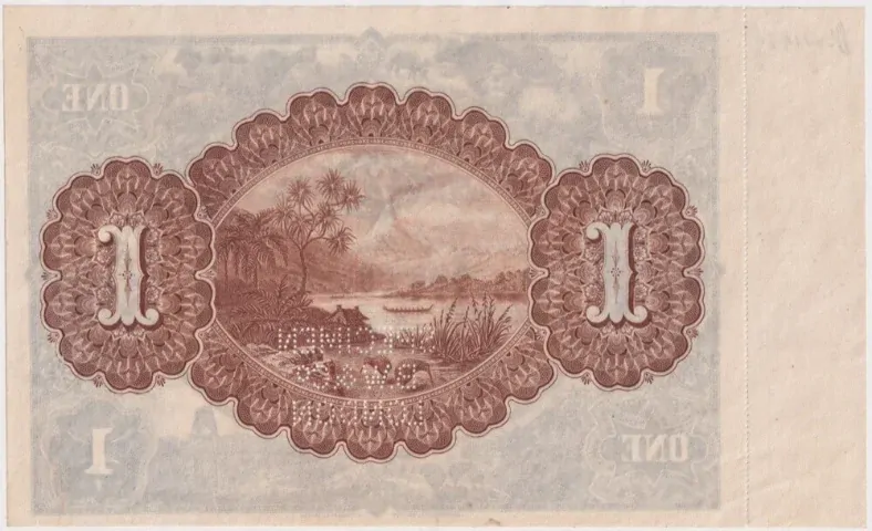 Bank of New Zealand 1889 One Pound Unissued Specimen Note Uncirculated product image