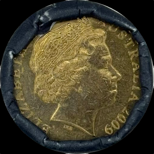 2009 1 Dollar Coin Mint Roll Old Age Pension (Heads/Heads)