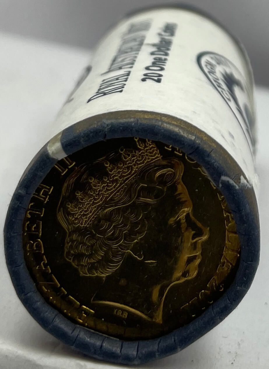 2011 1 Dollar Coin Mint Roll CHOGM Perth (Heads/Heads)