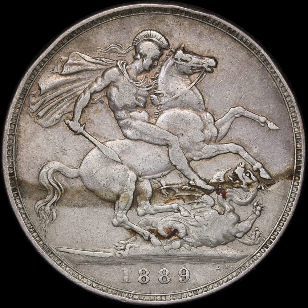 1889 Silver Crown Victoria S#3921 about VF product image