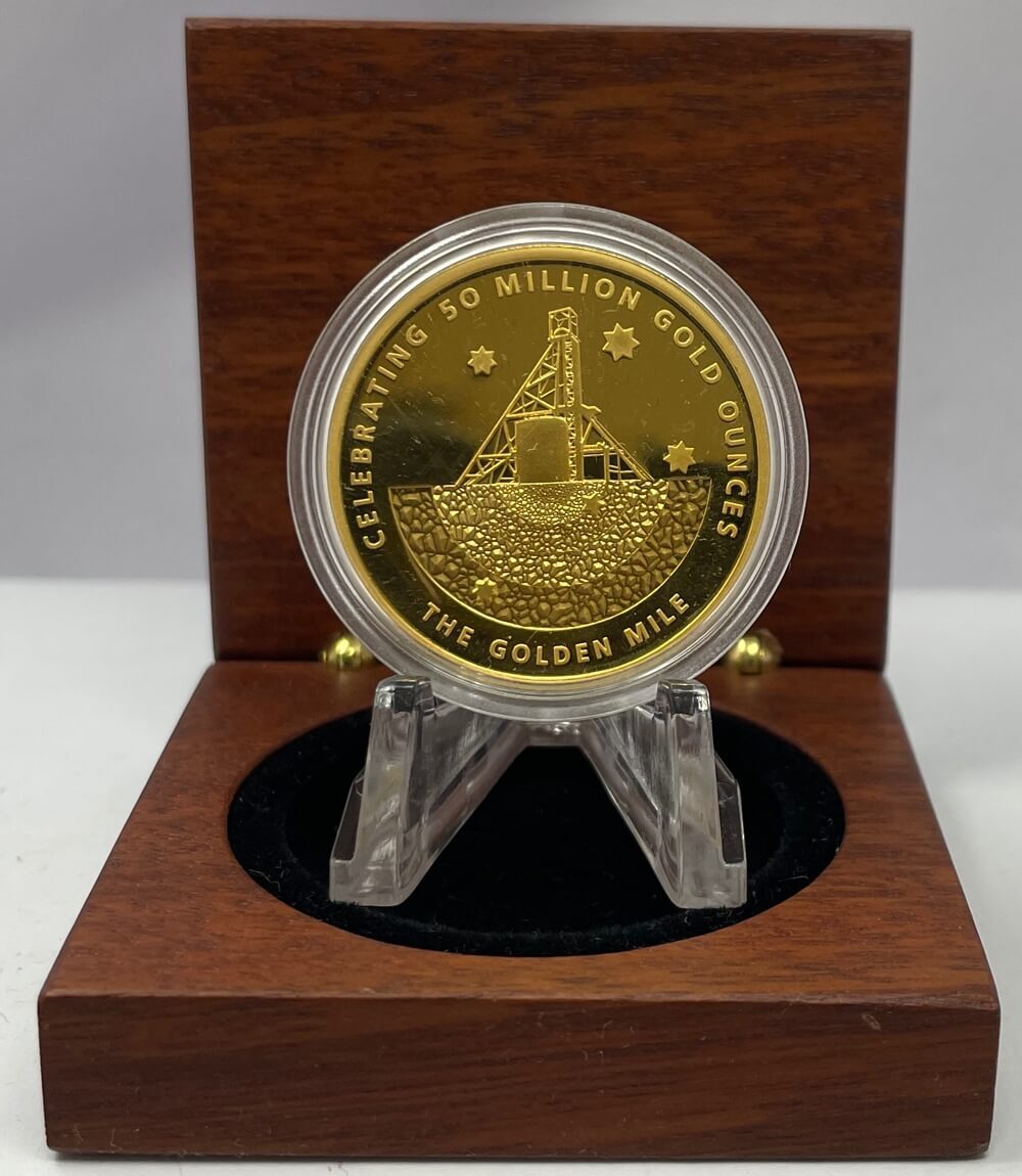 2003 Gold 1oz Medallion Kalgoorlie Consolidated Gold Mines