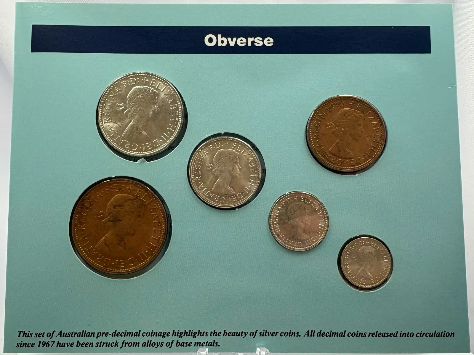 Unofficial Set of Queen Elizabeth II Pre-Decimal Coinage product image