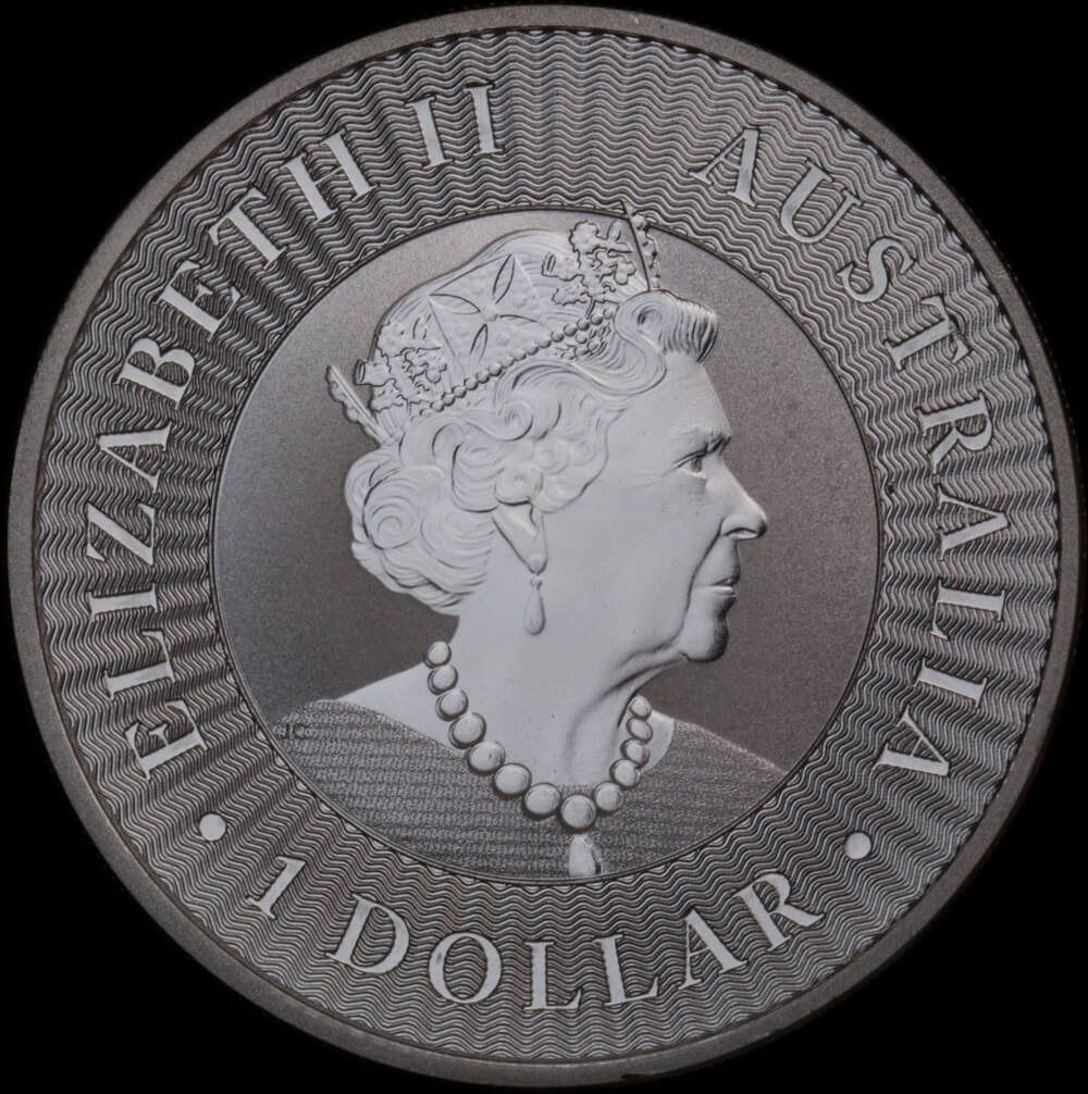 2020 Silver 1 Dollar Coin Red Kangaroo product image