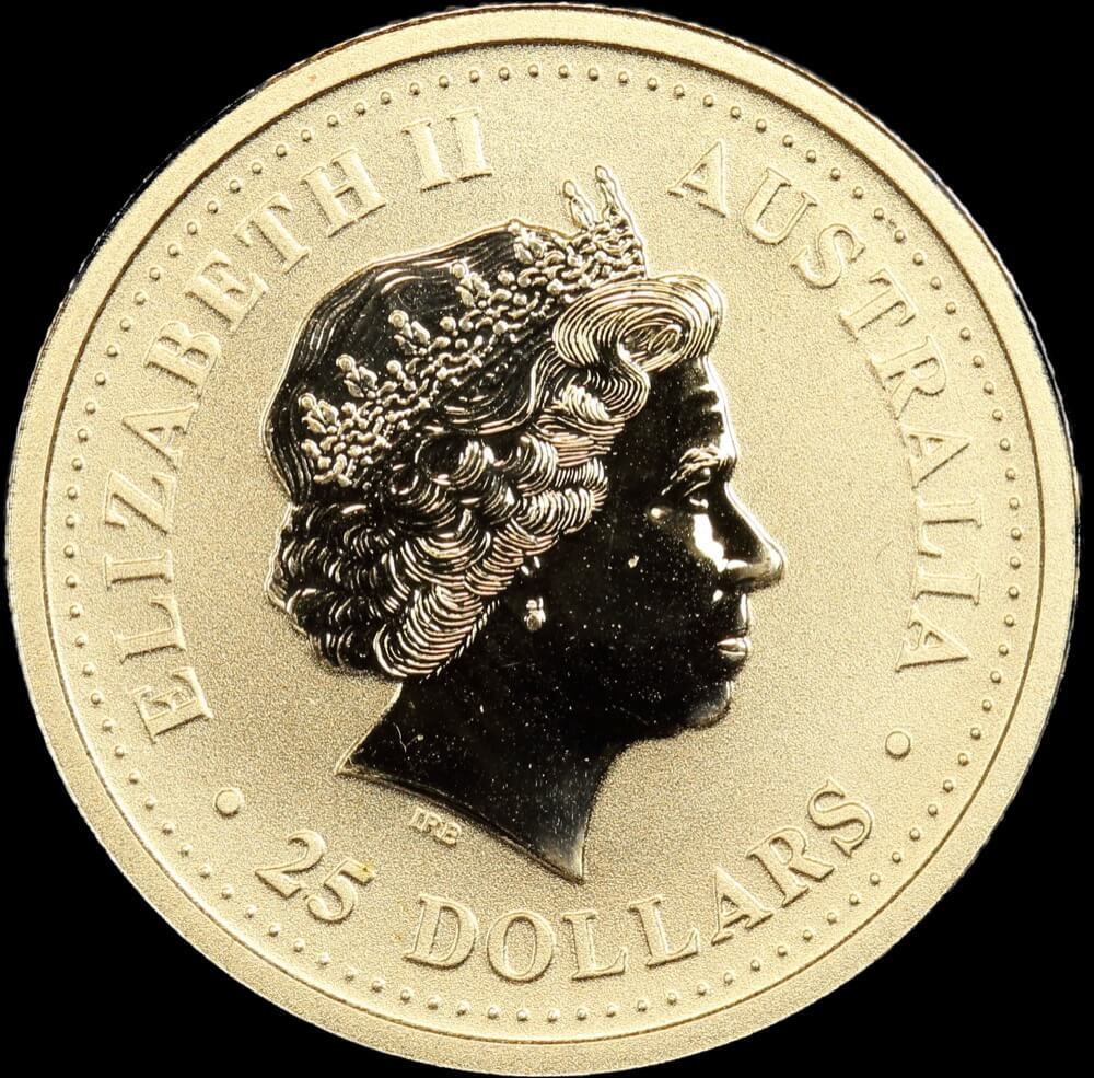 1999 Gold Quarter Ounce Bullion Coin Kangaroo