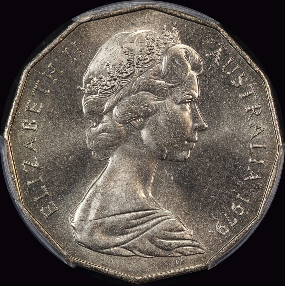 Australia 1979 Fifty Cent (Double Bar) Unc product image