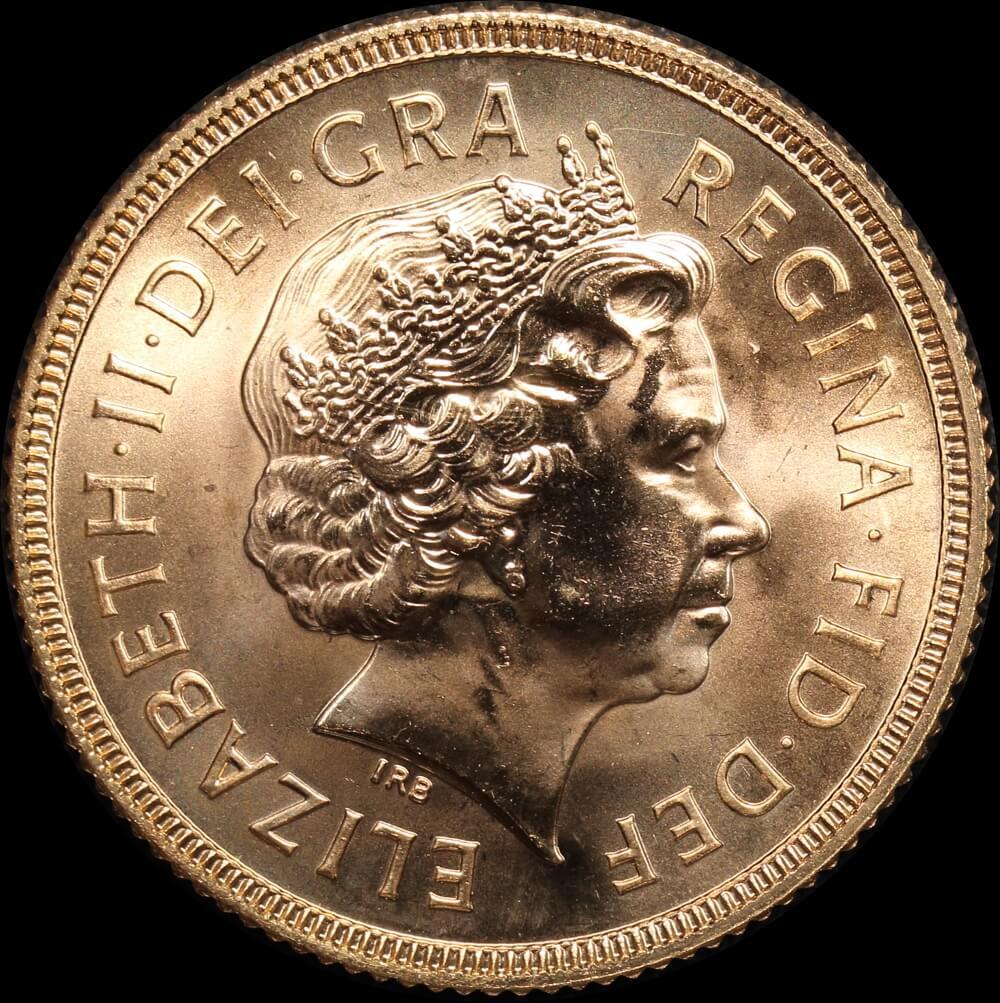 2001 Gold Sovereign Elizabeth II S# SC4 Uncirculated product image