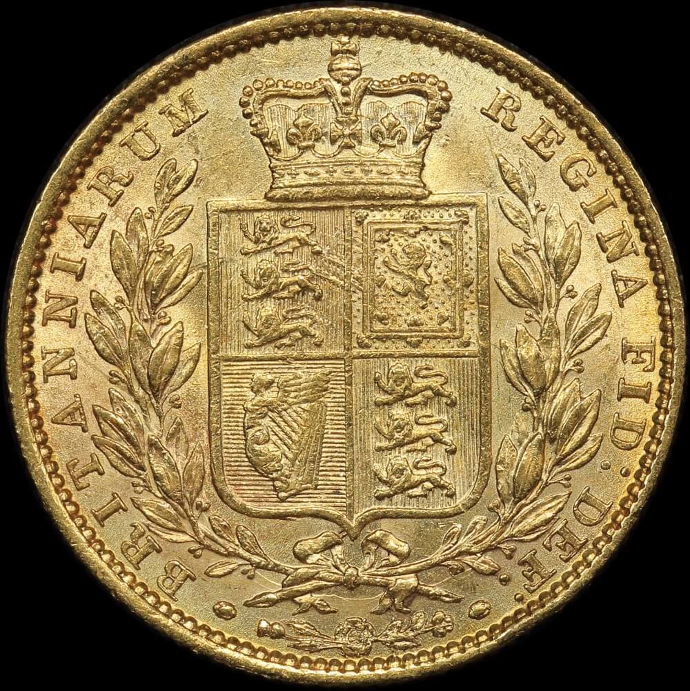 1849 Gold Sovereign Victoria S# 3852C Good EF product image
