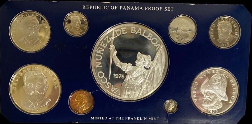 Panama 1978 Silver Proof Coin Set product image