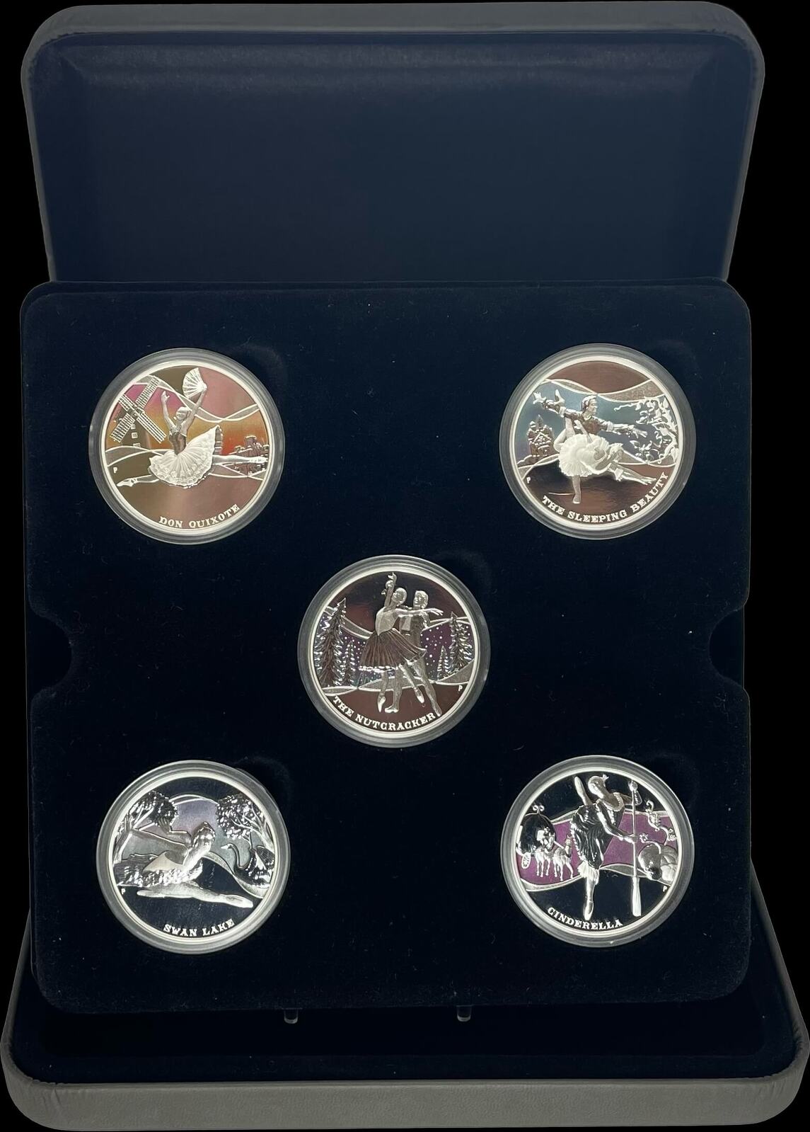 Tuvalu 2010 Silver 5 Proof Coin Set Famous Ballets product image