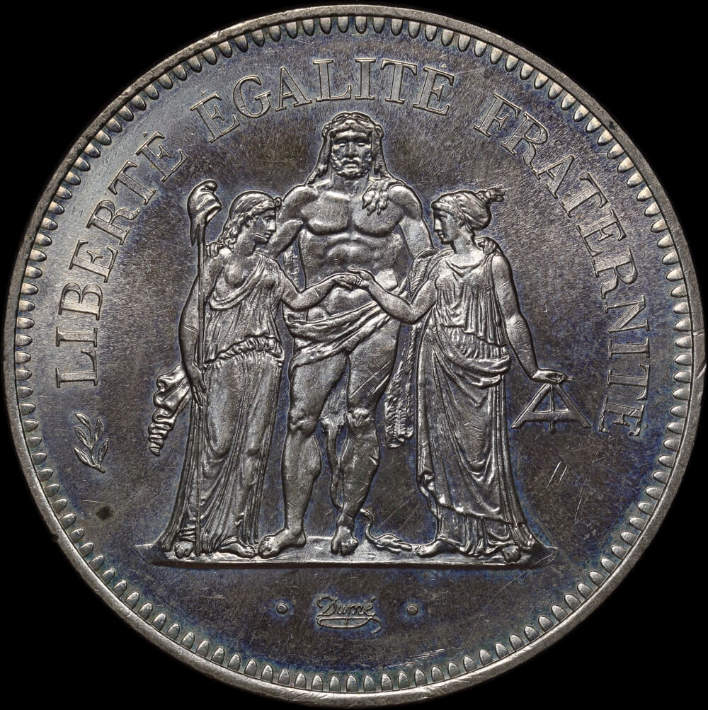 France 1974 Silver 50 Franc KM# 941.1 Choice Uncirculated product image