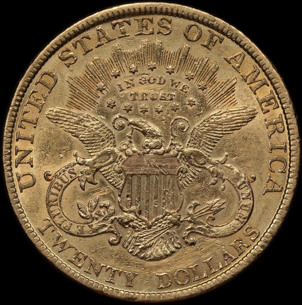 United States 1894 Gold Twenty Dollar Double Eagle good EF product image