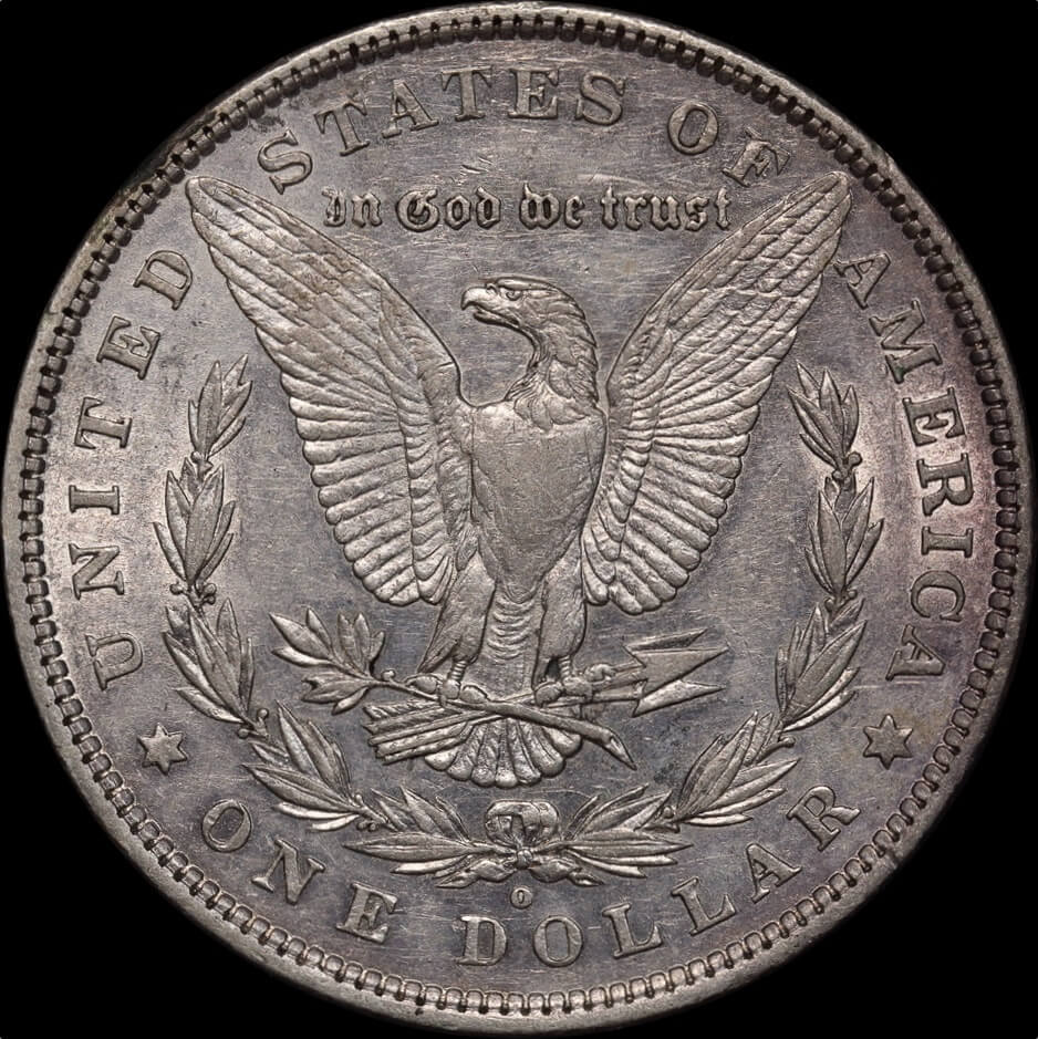 USA 1880-O Silver Morgan Dollar about Unc product image