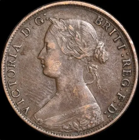 Canada (Nova Scotia) 1861 Bronze 1 Cent KM# 8 good VF