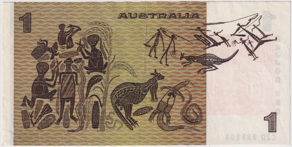 1982 $1 Note Johnston/Stone R78 Extremely Fine 1 off Solid Serial