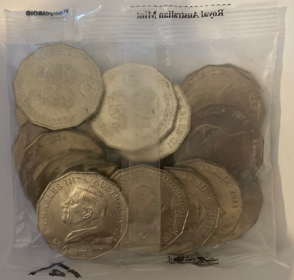 2024 Mint Bag of 20 Uncirculated 50 Cent Coins - NAIDOC 50 Years product image