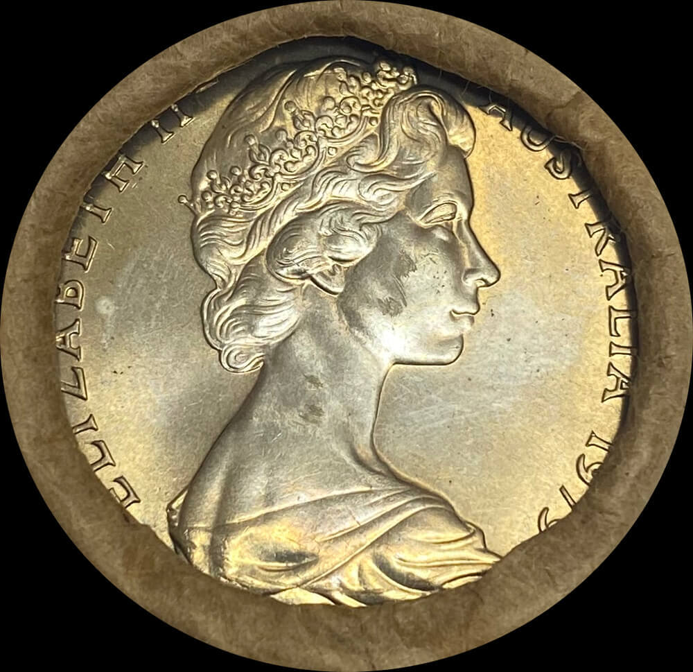 1979 20 Cent Coin Mint Roll Heads / Tails