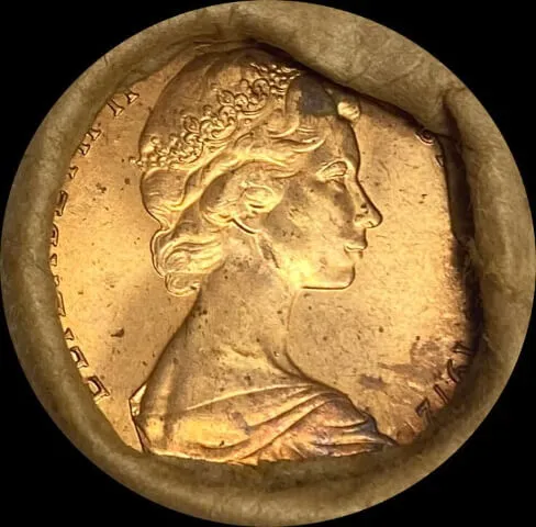 1972 Two Cent RAM Mint Roll Heads / Tails