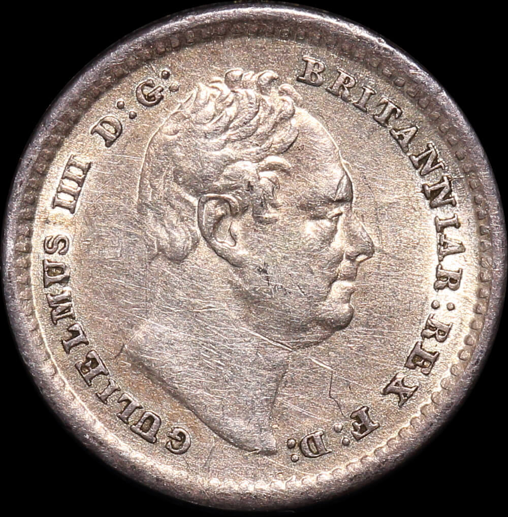 Ceylon 1834 Silver 1 1/2 Pence KM#719 good EF product image