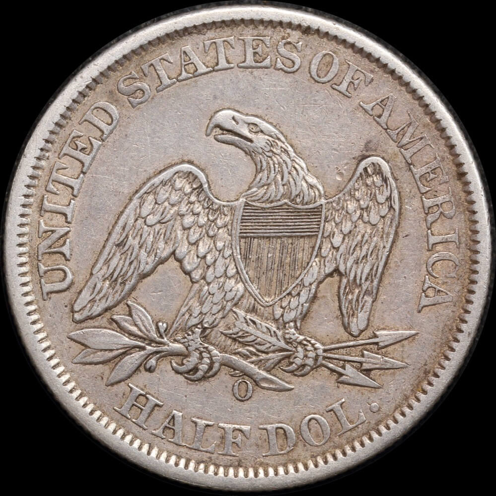 USA 1859-O Silver Half Dollar KM# A68 good VF product image
