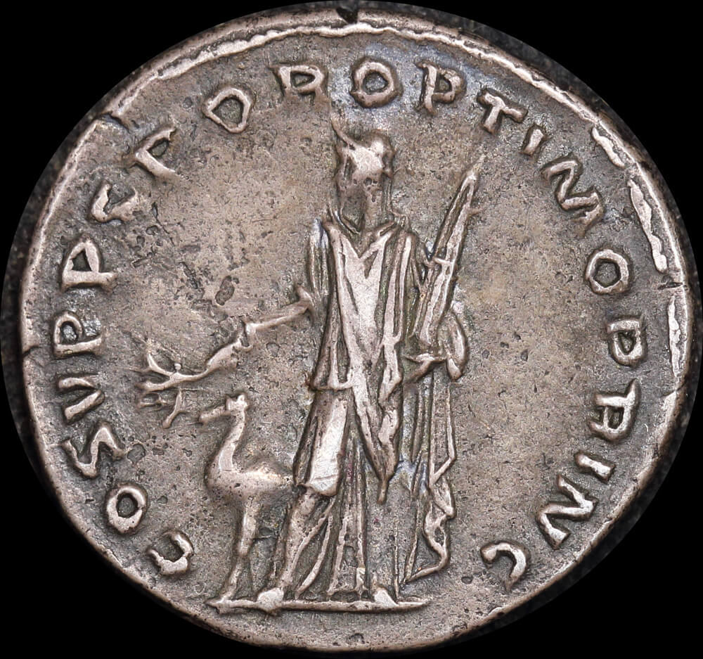 Ancient Rome (Imperial)  103-111 AD Trajan Silver Denarius Arabia  RIC II 142 Good VF