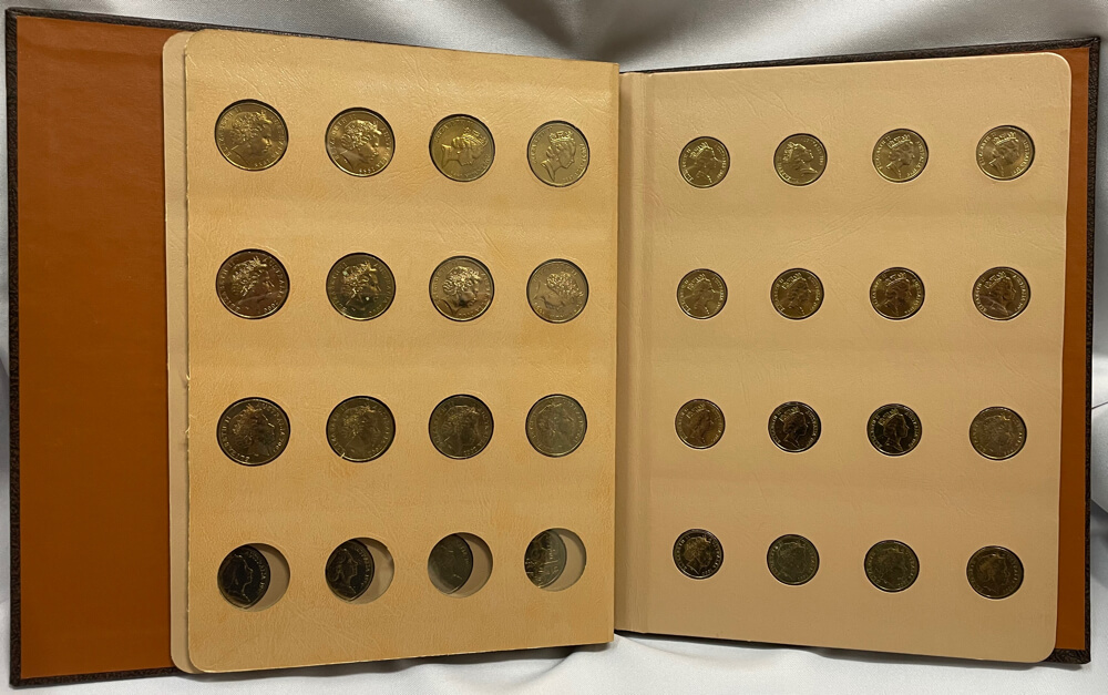 Complete Date Set of Australian Decimal Coins 1966~2003 Housed in a Dansco Albums product image