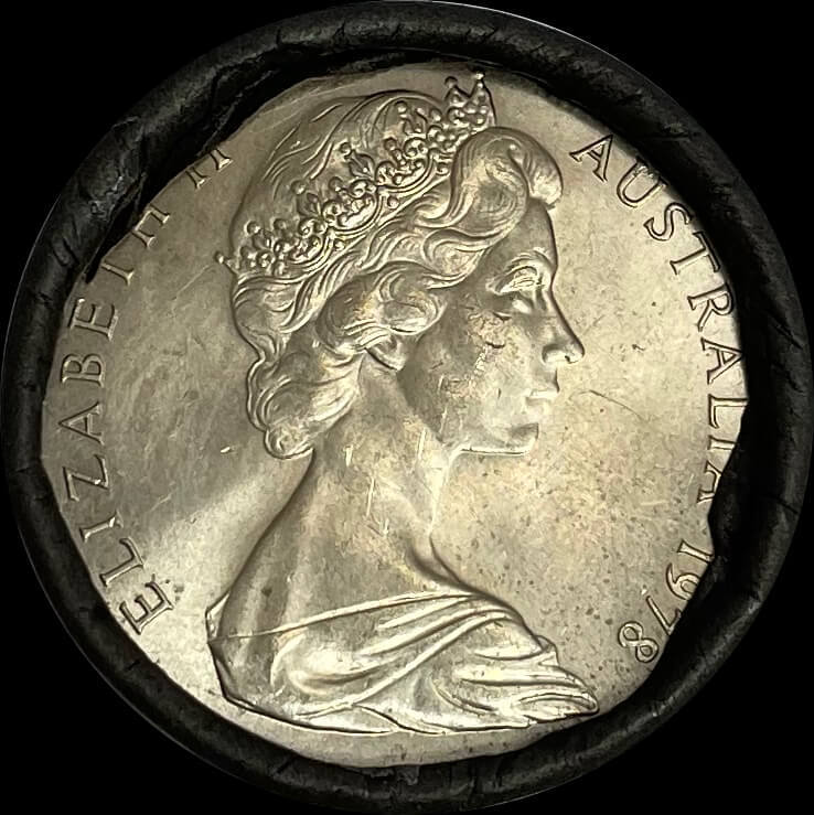 1978 50 Cent Cotton & Co Roll of 20 Coins