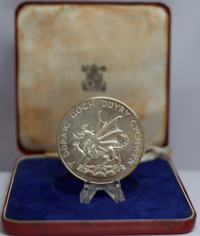 1969 Royal Mint Silver Prince of Wales Investiture Medal