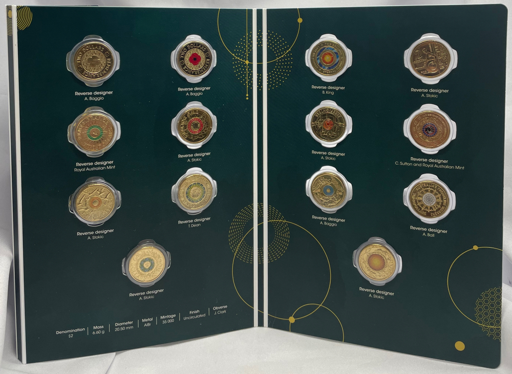 2023 2 Dollar Coin Set in Folder 35th Anniversary product image