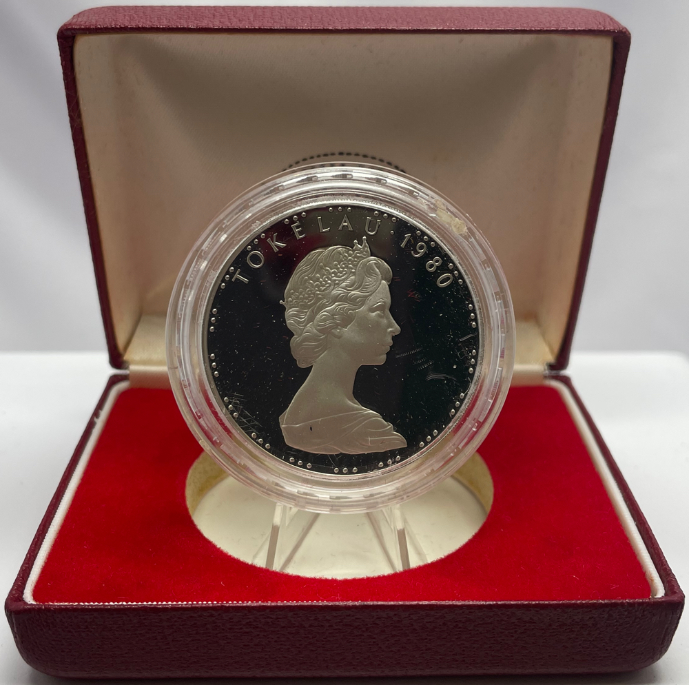 Tokelau 1980 Silver 1 Tala Proof Coin Coconut Crab product image