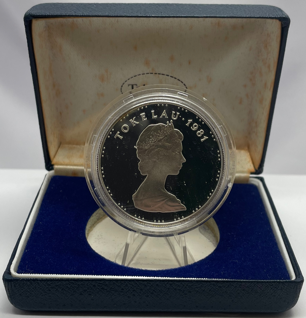 Tokelau 1981 Silver 1 Tala Proof Coin  - Frigate Bird product image