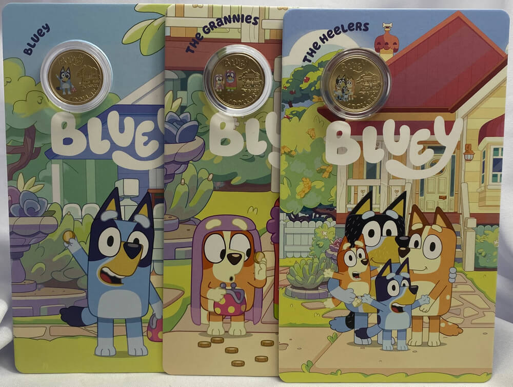 2024 Coloured $1 Bluey Dollarbucks Coin Collection  product image