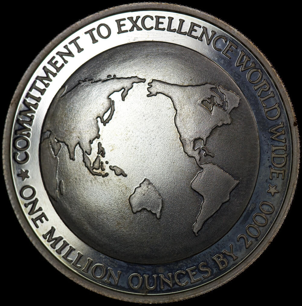 USA 1995 Silver 1oz Round - Pegasus Gold Inc product image