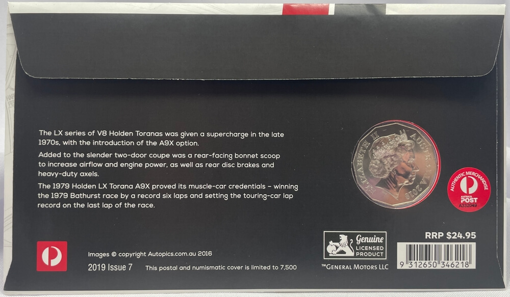 2018 PNC 50 Cent Holdens Legends 1979 LX Torana A9X product image