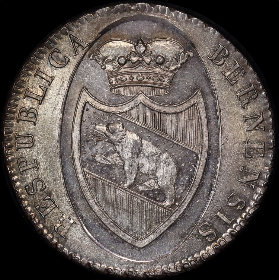Switzerland (Bern) 17958 Silver Thaler KM#165 Choice Unc product image