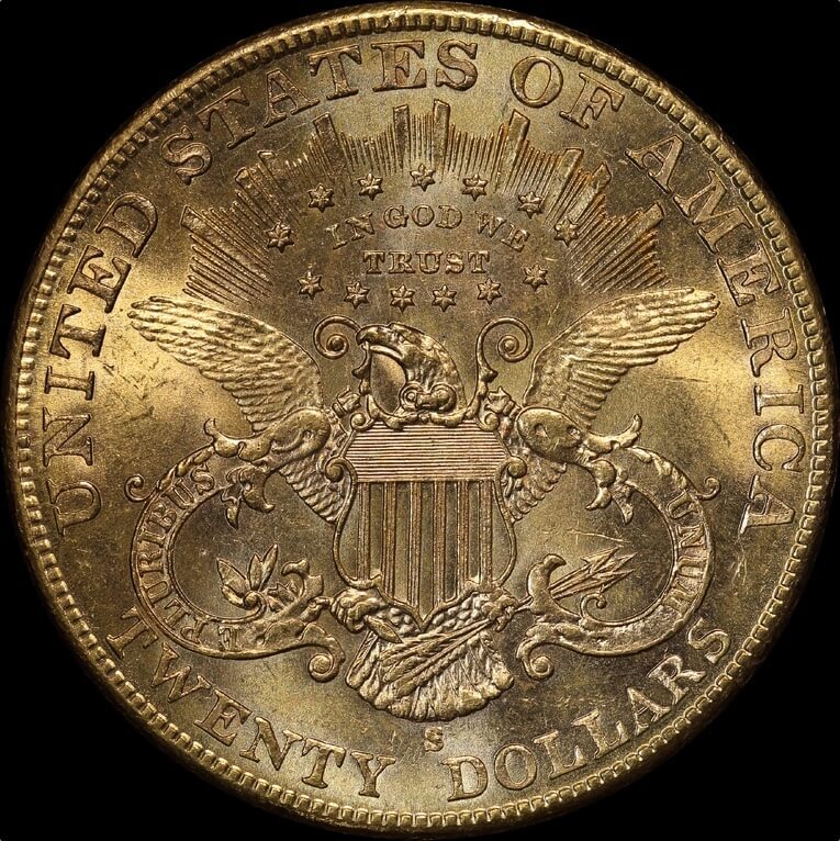 USA 1904 Gold 20 Dollar Double Eagle Choice Unc product image