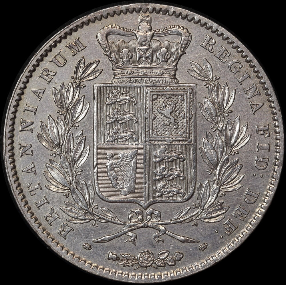 1845 Silver Crown Victoria S#3882 about Unc product image