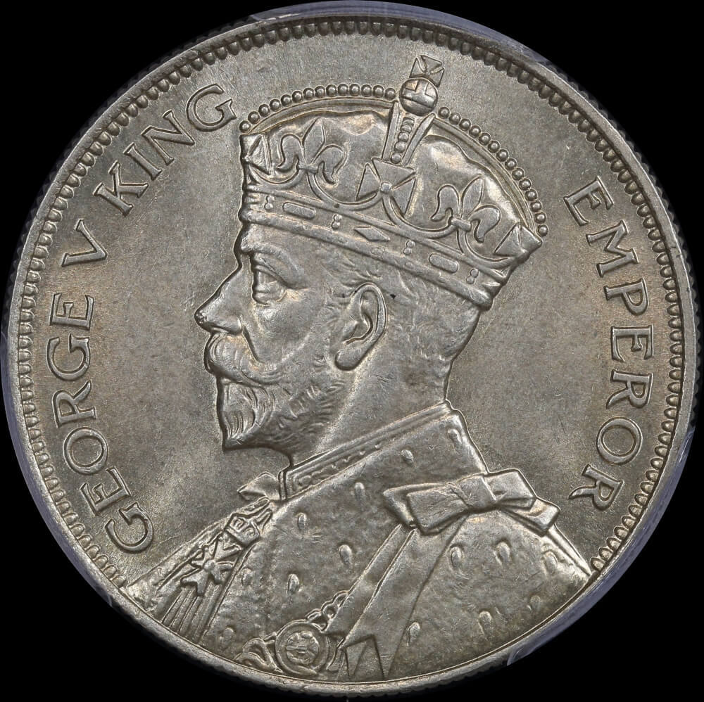 New Zealand 1934 Silver Half Crown KM#5 PCGS MS64 product image