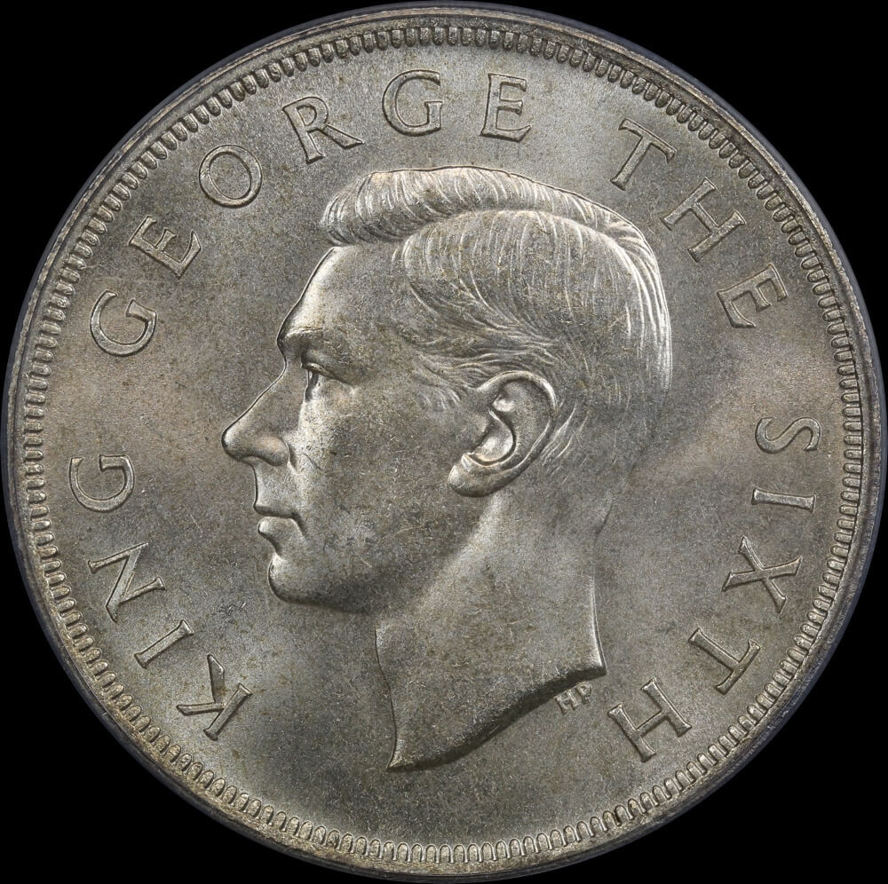 New Zealand 1949 Silver Crown KM#22 PCGS MS65 product image
